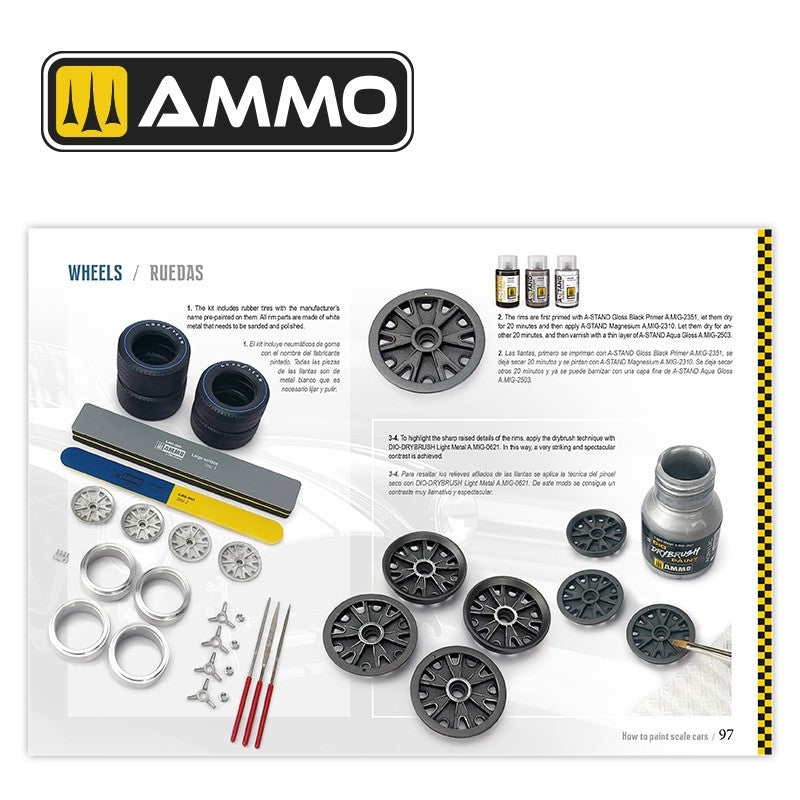 Ammo by Mig 6298 How to Paint Scale Cars Bilingual: English and Spanish – Bild 6