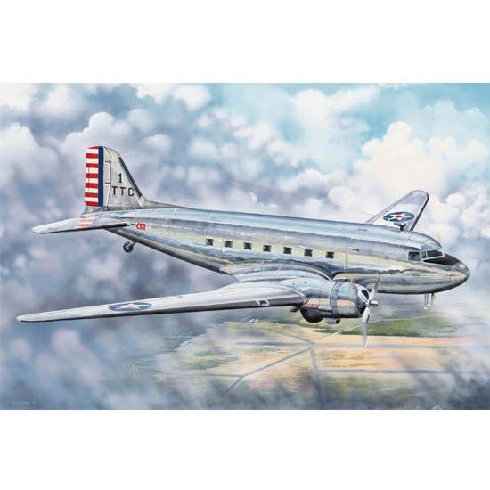 Trumpeter 02829 C-48C Skytrain Avion de transport (1/48) 