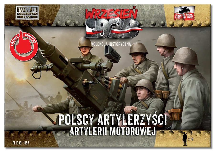 First to Fight PL057 Polscy Artylerzyści Artylerii Motorowej 1/72 – immagine 2