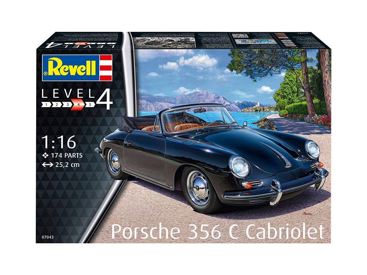Revell 07043 Porsche 356 Cabriolet 1/16 – imagen 2