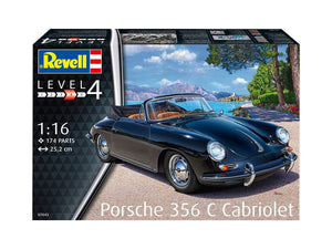 Revell 07043 Porsche 356 Cabriolet 1/16 – imagen 2