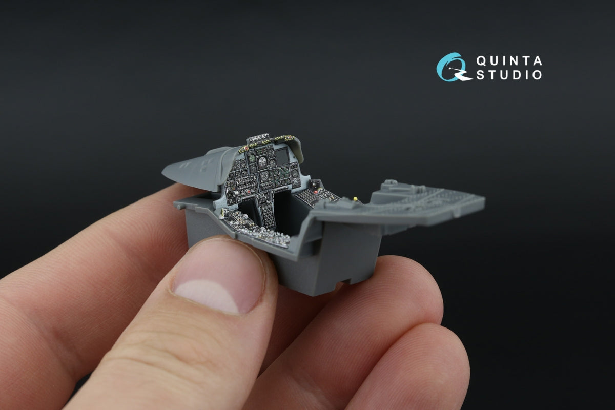 Quinta Studio QD48586 A-10A Warthog 3D-Printed &amp;amp; coloured Interior on decal paper (GWH) 1/48 – immagine 10