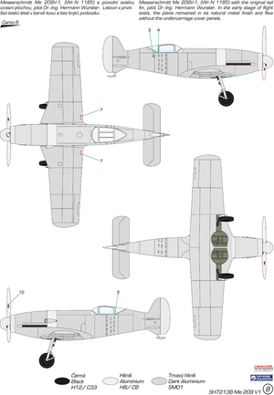 Special Hobby 72138 Messerschmitt Me 209V-1 1/72 – Bild 4