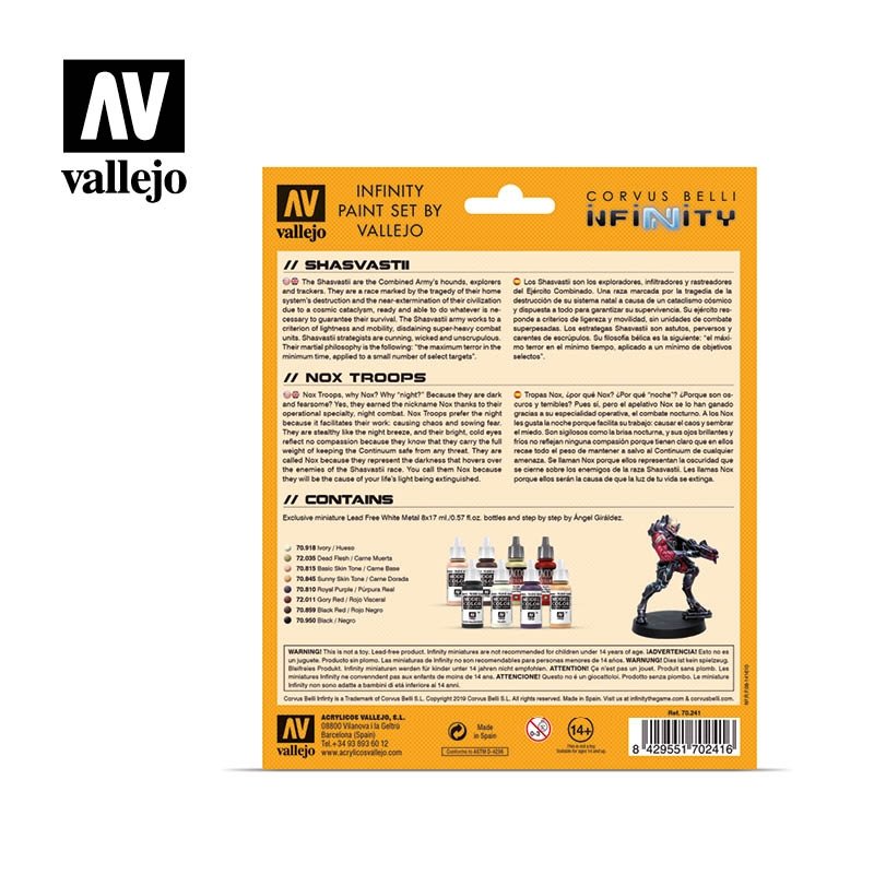 Vallejo 70241 Shasvastii Colour Set 8x17ml – immagine 3