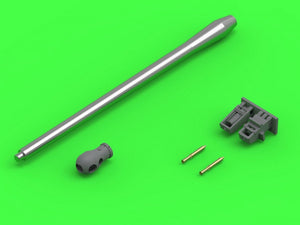 Master GM-35-047 A34 Comet - 77mm HV gun barrel &amp;amp; Besa MG barrels with resin mounts (for Tamiya kit) 1/35