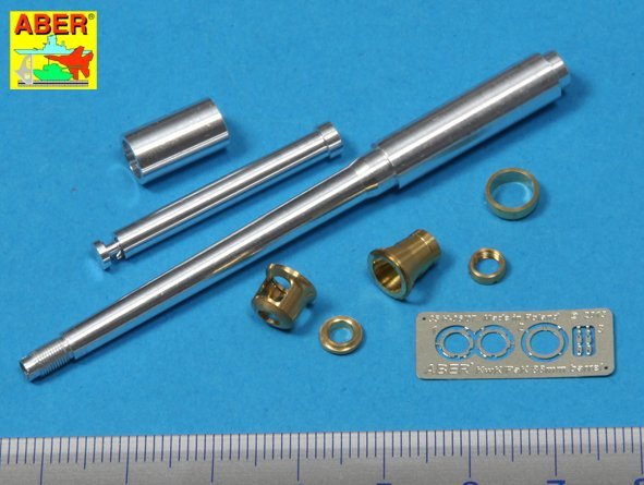 Aber 35L-078n 88mm KwK36/L56 barrel for German Tank Tiger I, Ausf. E - with late muzzle brake 1/35 – zdjęcie 2