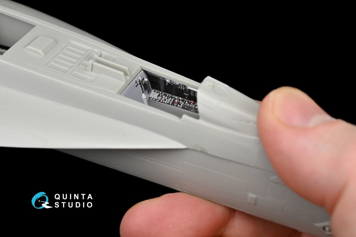 Quinta Studio QD48049 F/A-18E 3D-Printed &amp;amp; coloured Interior on decal paper (for Hasegawa kit) 1/48 – Bild 10
