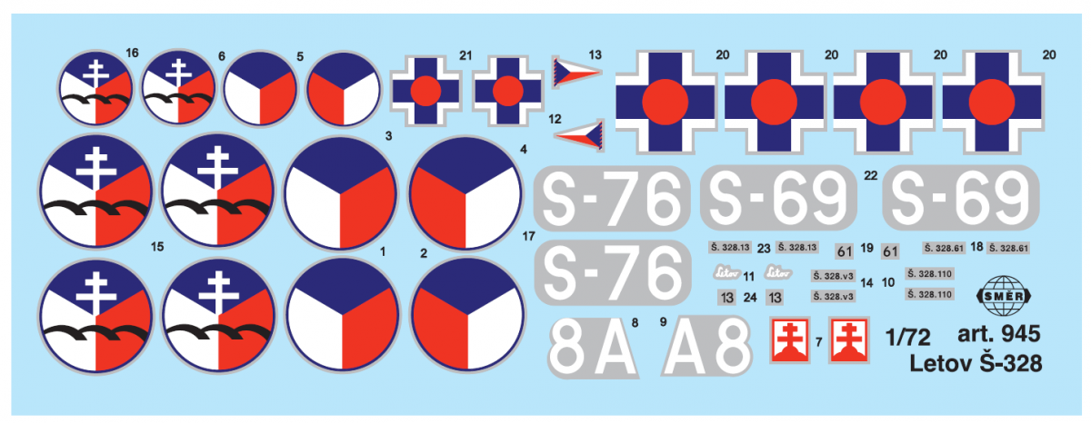 Smer 0945 Letov S-328 1/72