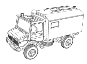 Ace 72451 Unimog U1300L 4x4 Krankenwagen Ambulance1/72 – Bild 2