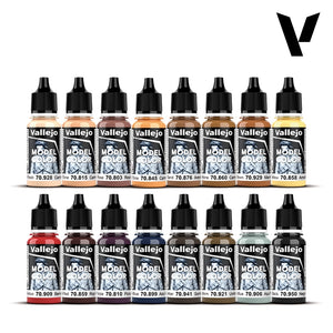 Vallejo 70258 Face &amp;amp; Skin Tones 16x18ml – immagine 2