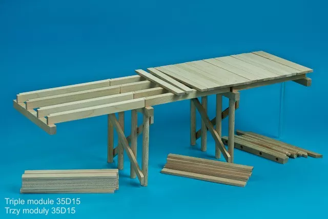 RB Model 35D15 WW II Wooden bridge Price for single module 1/35 – image 4