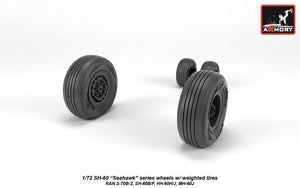 Armory Models AW72333 SH-60 Seahawk wheels w/ weighted tires 1/72 – Bild 4
