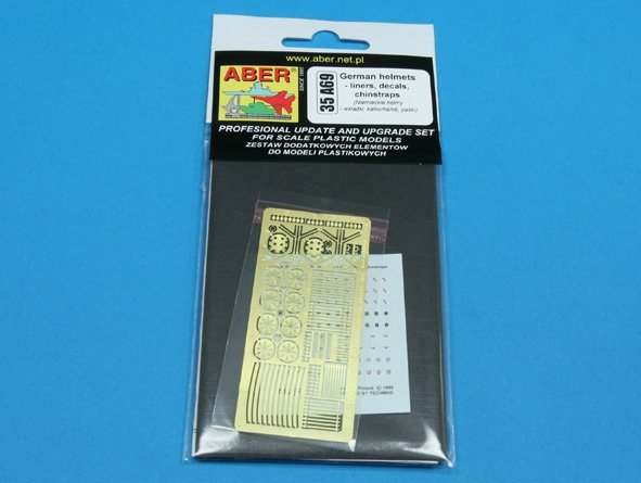 Aber 35A069 Niemieckie hełmy - wkładki, paski 1/35 – immagine 3