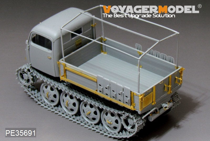 Maquette Voyager PE35691, char allemand RSO/01 type 470 de la Seconde Guerre mondiale, pour DRAGON 6691, échelle 1/35  – image 7