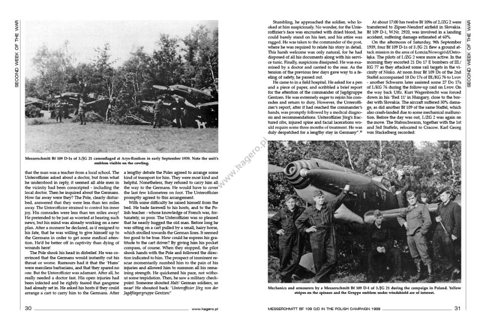 Kagero 12013 Messerschmitt Bf 109 C/D in the Polish Campaign 1939 EN – zdjęcie 3