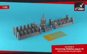 Armory Models ACA4818 A.S. Jaguar-III aircraft engine 1/48 – imagen 2