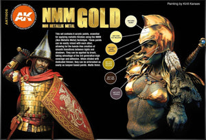 AK Interactive AK11606 NMM (Non Metallic Metal) GOLD Set 6x17 ml – immagine 3