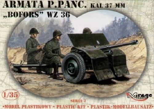 Mirage Hobby 35212 (352012) 37 mm Bofors anti-tank gun 1/35