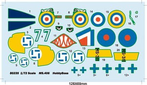 Hobby Boss 80235 French MS.406 Fighter 1/72 – immagine 2