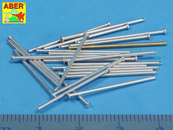 Aber 16068A Panzer IV track link pins x 25 pcs. 1/16 – imagen 2