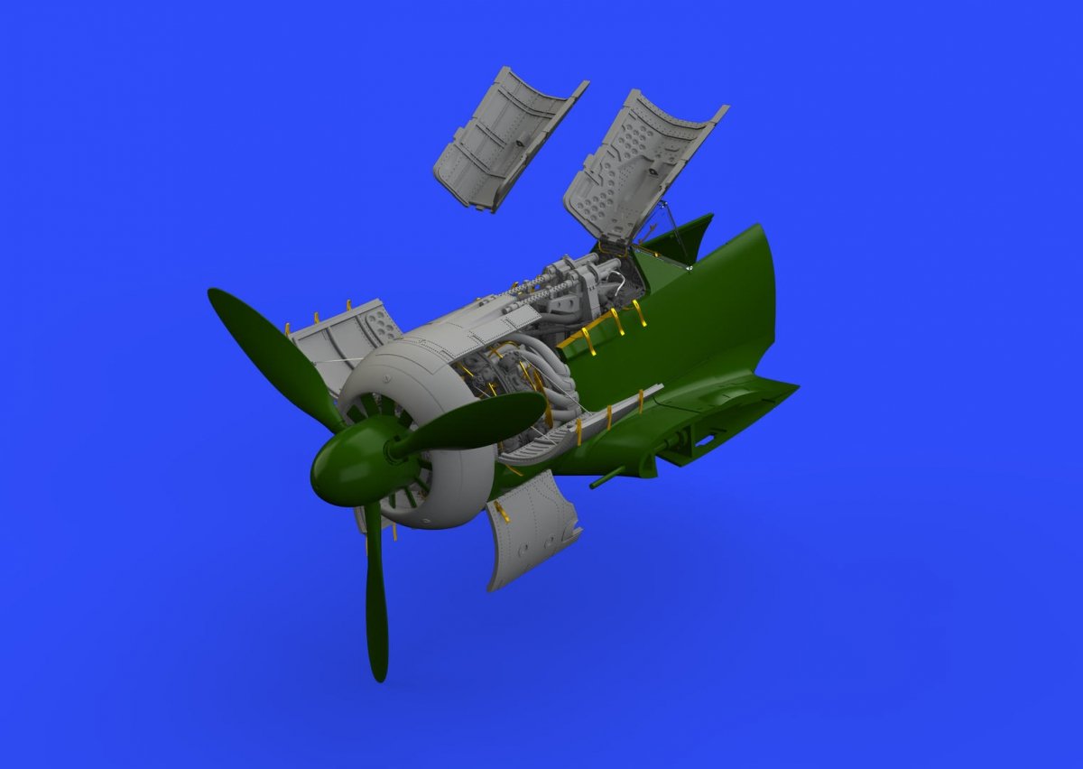 Eduard 648408 Fw 190A-5 engine &amp;amp; fuselage guns EDUARD 1/48 – zdjęcie 2