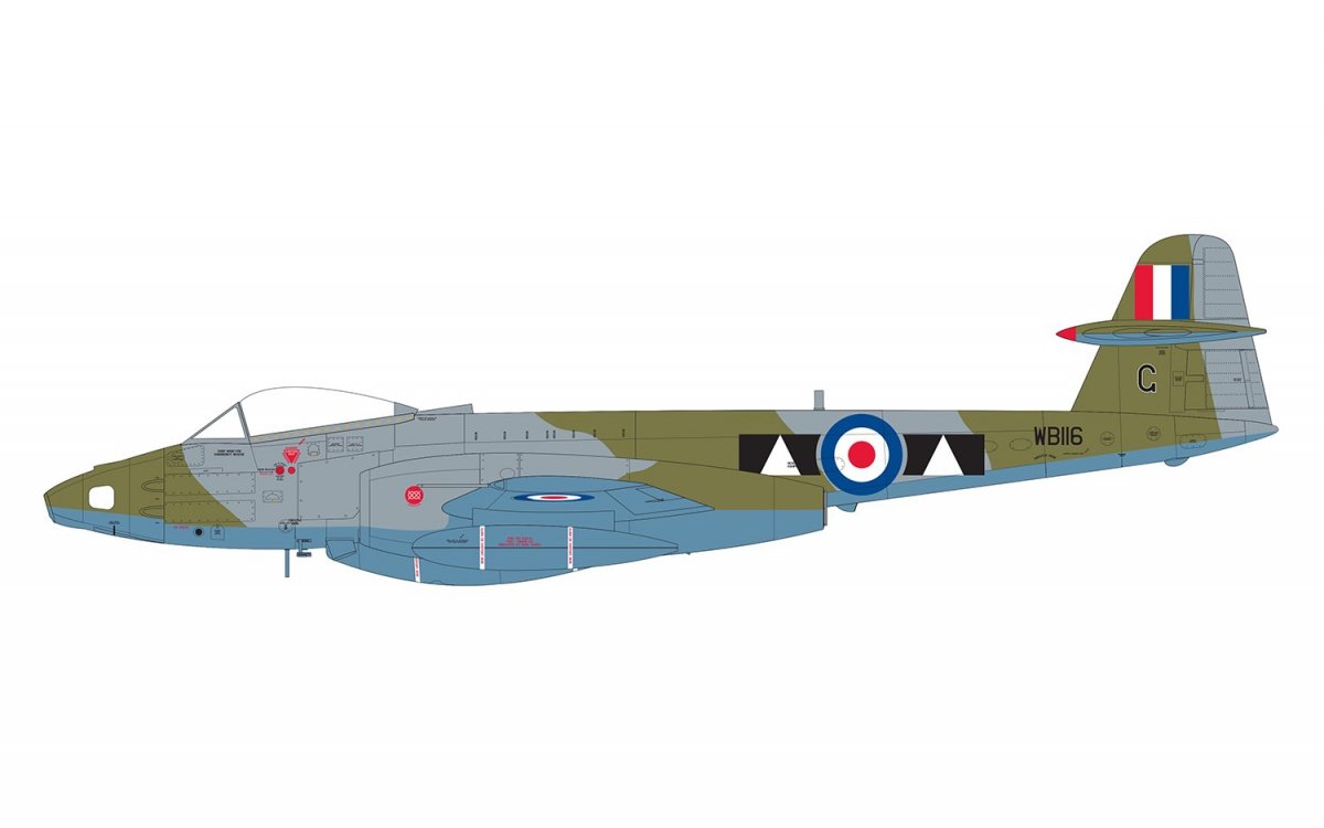 Airfix 09188 Gloster Meteor FR.9 1/48 – immagine 4