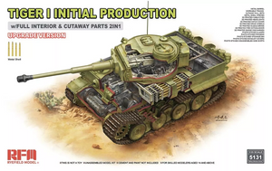 Rye Field Model 5131 Tiger I Initial Production Early 1943 w/ Full Interior Updated Version 1/35