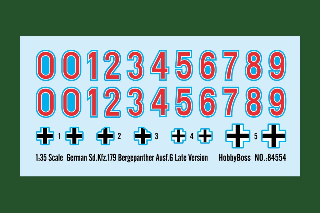 Hobby Boss 84554 German Sd.Kfz.179 Bergepanther Ausf.G Late Version 1/35 – Bild 3