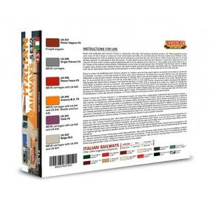 Lifecolor XS14 Acrylic color Set Italian Railways Set 2 6x22ml – immagine 2