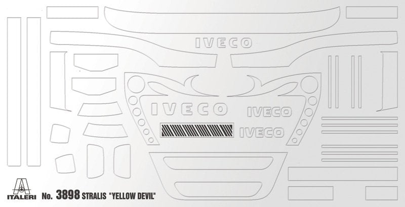Italeri 3898 IVECO STRALIS YELLOW DEVIL 1/24 – immagine 4