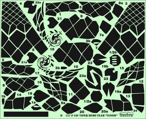 ModelMaker Decals D48157 F-16C Viper Demo Team &amp;quot;Venom” 1/48 – Bild 4