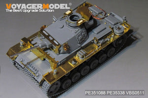 Voyager Model PE351088 WWII German Pz.KPfw.III Ausf.M basic Dragon 1/35 – immagine 2