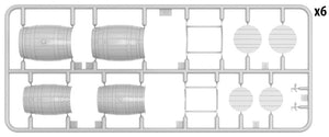MiniArt 35630 Wooden Barrels. Medium Size 1/35 – imagen 2