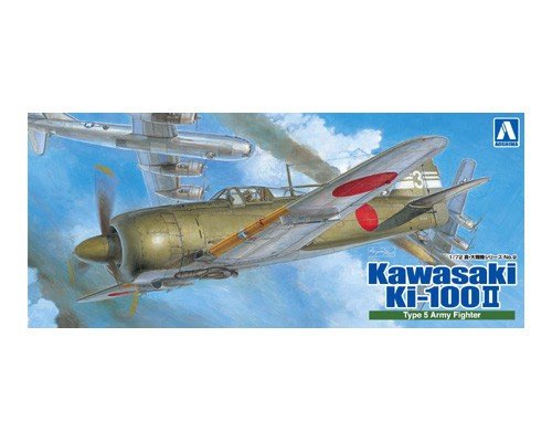 Aoshima 00870 kawasaki Type2 ArmyFighter (Ki-100-II) 1/72