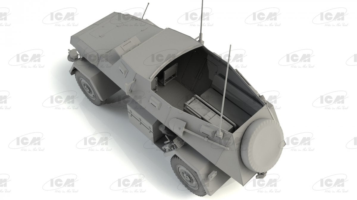 ICM 35110 Sd.Kfz. 247 Ausf.B, German Command Armored Vehicle 1/35 – image 5