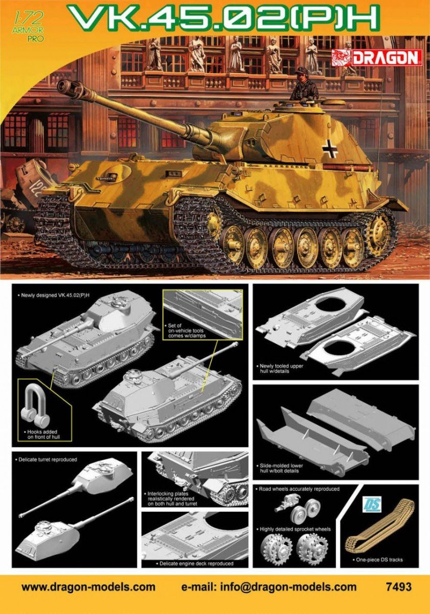 Dragon 7493 VK.45.02(P)H 1/72 – imagen 2