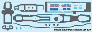 Trumpeter 03722 USS Stevens DD-479 1/200