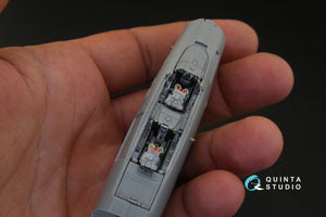 Quinta Studio QD72025 F-14A 3D-Printed &amp;amp; coloured Interior on decal paper (for GWH kit) 1/72 – immagine 7