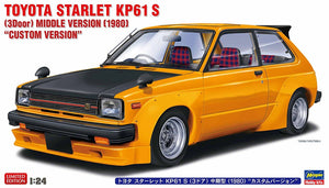 Hasegawa 20819 Toyota Starlet KP61 S (3Door) Middle Version (1980) &amp;quot;Custom Version&amp;quot; 1/24