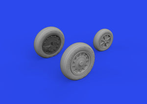 Eduard 648968 J-35 Draken wheels Type 2 HASEGAWA 1/48 – immagine 2