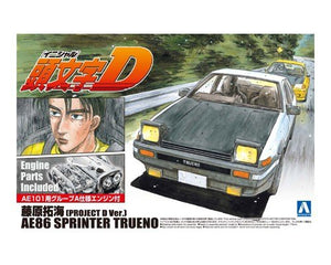 Aoshima 00813 FUJIWARA TAKUMI AE86 SPRINTER TRUENO 1/24