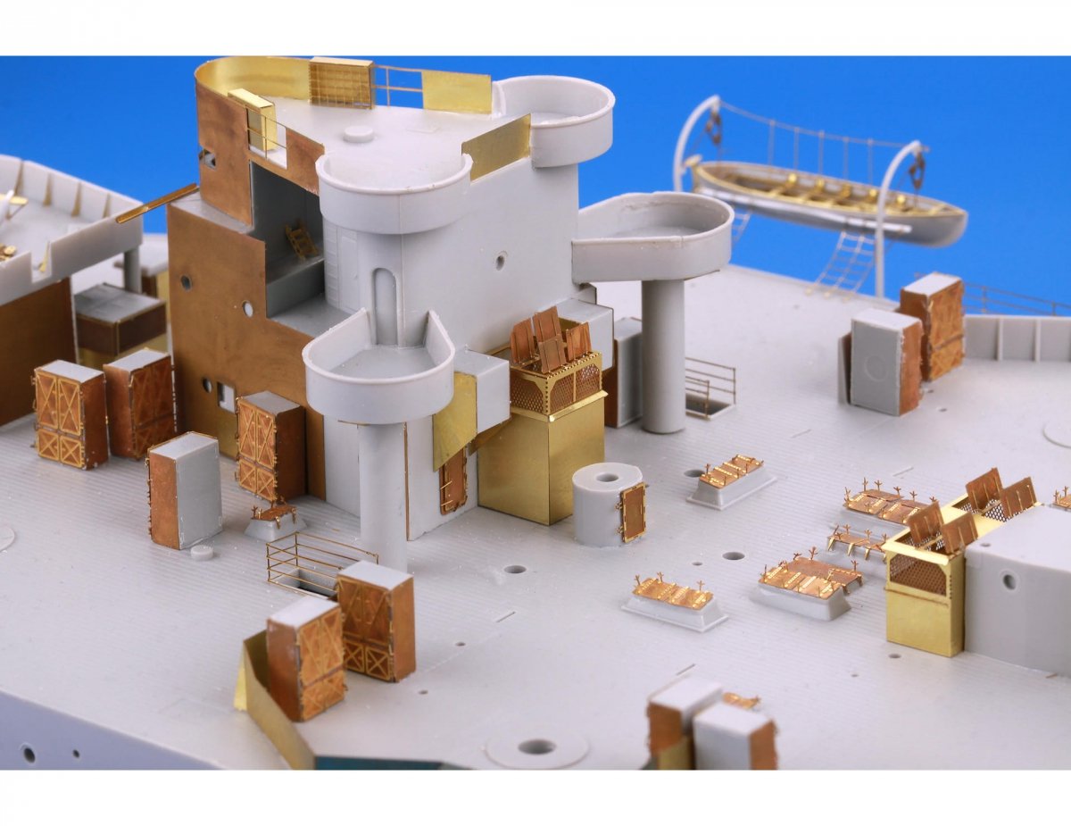 Eduard 53194 HMS Hood pt. 6 superstructure TRUMPETER 1/200 – immagine 4