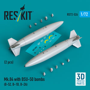 RESKIT RS72-0526 Mk.84 with BSU-50 bombs (2 pcs) (3D Printed) 1/72