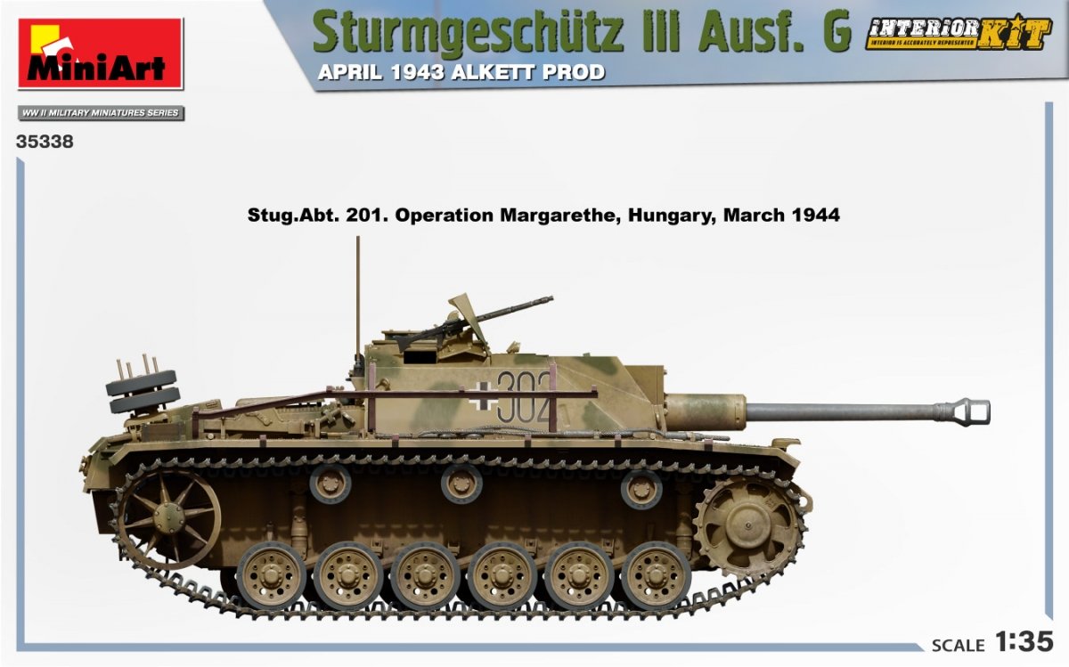 Mini Art 35338 Sturmgeschutz III Ausf. G AVRIL 1943 ALKETT PROD. KIT INTÉRIEUR 1/35 – image 10