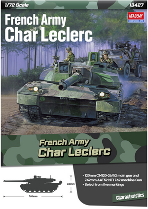 Academy 13427 French Army Char Leclerc 1/72 – zdjęcie 2