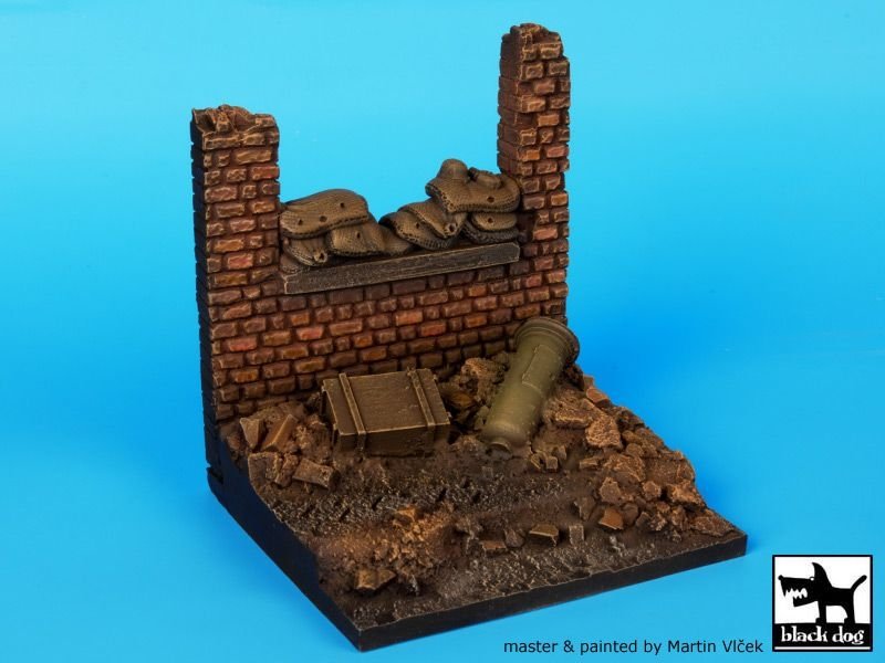 Mur Black Dog D35014 avec base de sacs de sable 1/35 – image 4