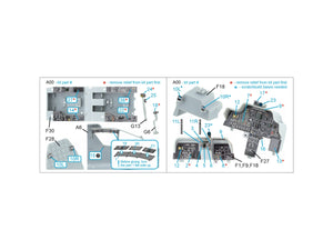 Quinta Studio QDS-35132 AH-64A 3D-Printed coloured Interior on decal paper (Trumpeter) (Small version) 1/35 – Bild 2