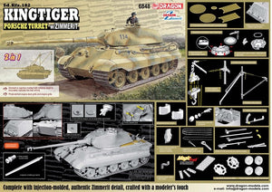 Dragon 6848 Sd.Kfz.182 Kingtiger Porsche Turret w/Zimmerit 1/35 – immagine 2