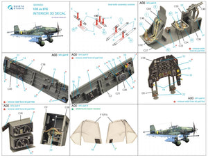 Quinta Studio QD35054 Ju 87G 3D-Printed &amp;amp; colored Interior on decal paper ( Border Model ) 1/35 – image 2