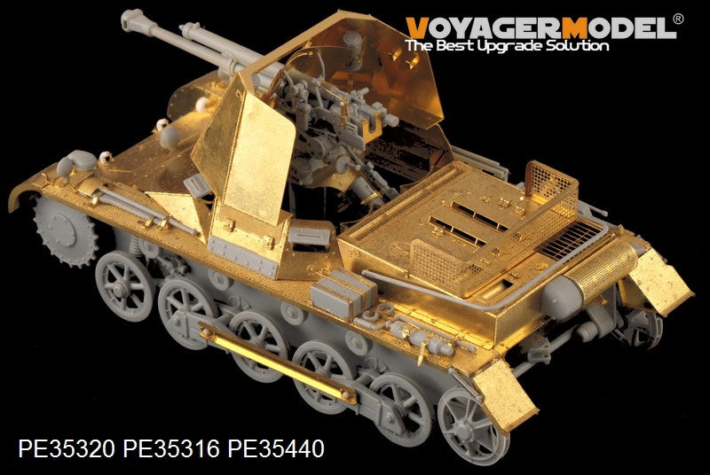 Voyager Model PE35440 WWII German 47mm PaK(t) Panzerjager I basic For DRAGON 6230 1/35 – immagine 7